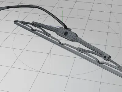 Windscreen Wiper 3D model by eccemania
