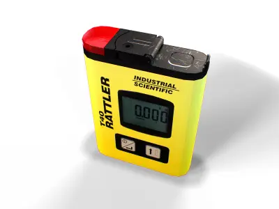 T40 Rattler Gas Detector Low-poly 3D model