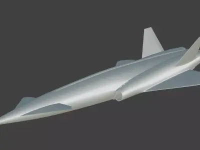 North American X-10 3D print model