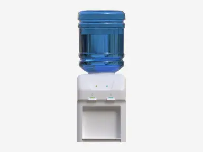 Top Load Small Table Water Dispenser 01 3D model