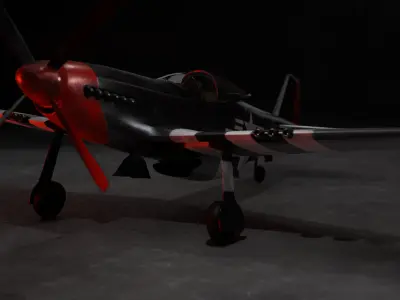 P-51D Mustang Free 3D model
