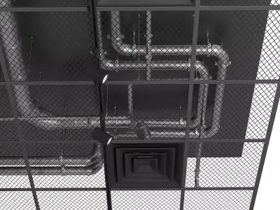 Ceiling 04 Low-poly 3D model