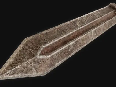 Guts GREATSWORD remastered from Elden Ring Fan Model Low-poly 3D model