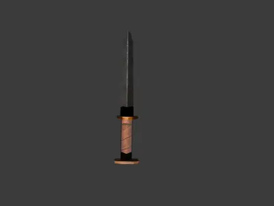 Exotic Daggers Set Low-poly 3D model