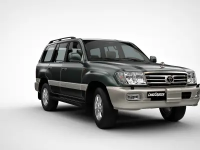 Toyota Land Cruiser 100 3D model