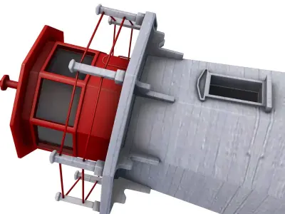 Louisbourg Lighthouse 3D model