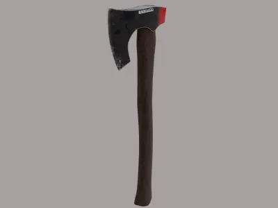 Metal Axe Low-poly 3D model purchase