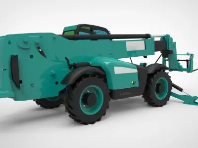 Telehandler forklift 3D model