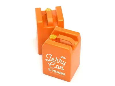 Jerrycan Packaging  Free 3D model