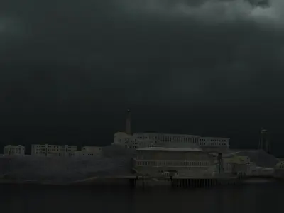 Alcatraz Island 3D model