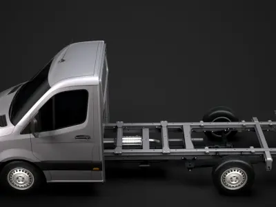 Freightliner Sprinter Chassis Single Cab L2 RWD 2020 3D model