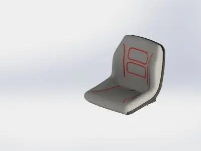 Seat for Small Machinery Free 3D model