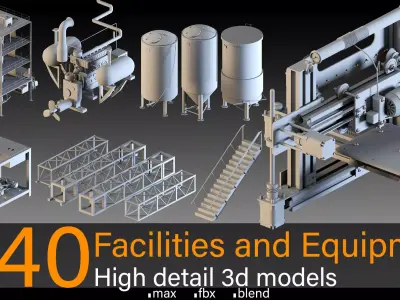 40- Facilities and Equipment 3D model