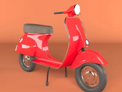 vespa scooter  3D model
