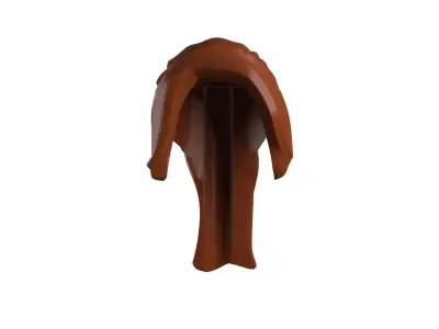 Custom3Dprint Minifigure Accessory - Minifigure Hair S2 - 099 3D print model