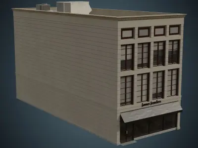 Building 29 Low-poly 3D model