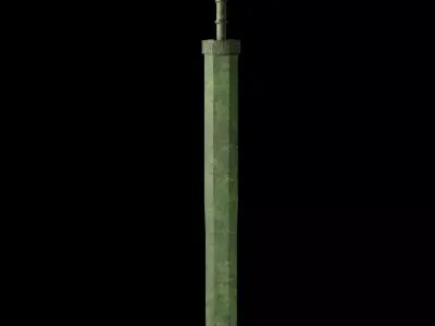 China Bronze sword 3D model