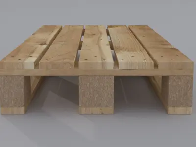 Palette Euro 3D model