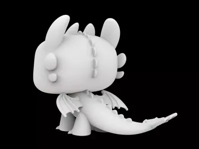 Funko Pop Toothless Banguela 3D print model