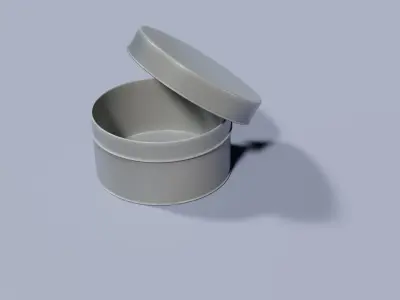 Cookie Tin Low-poly 3D model