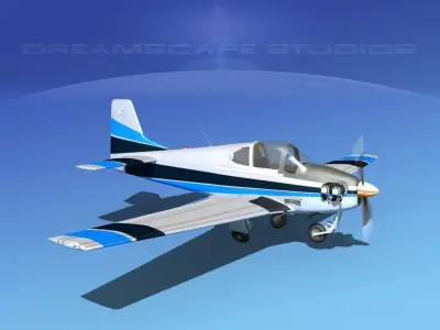 Johnston A-51A V03 3D model