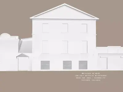 3DBlessed Pawn Shop Low-poly 3D model