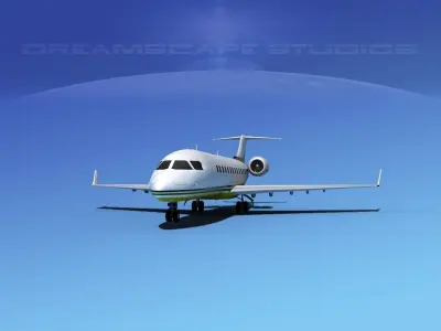 Bombardier Challenger 850 V07 3D model