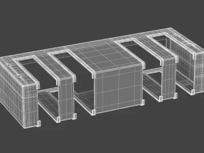 Technogym Accessory Storage Stick 3D model