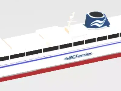 BCFerries MV Queen of Burnaby 3D model