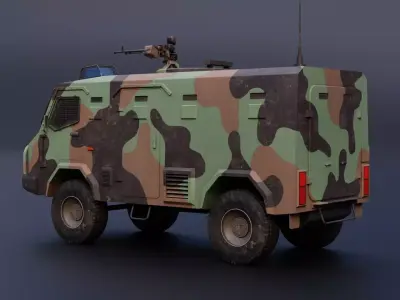 Alvis Tactica - Blender Game-Ready Asset Low-poly 3D model