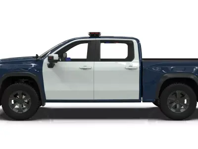 2027 Concept Police Interceptor Full Size Pickup Truck  3D model
