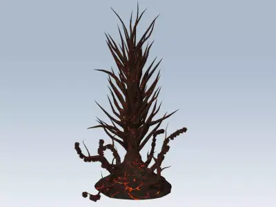 Tree sci-fi  3D model