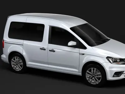 Volkswagen Caddy 2018 3D model