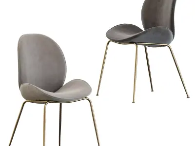 Astor Upholstered Dining Chair 3D model