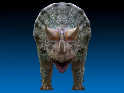 Triceratops Jurassic Dinosaur Low-poly 3D model