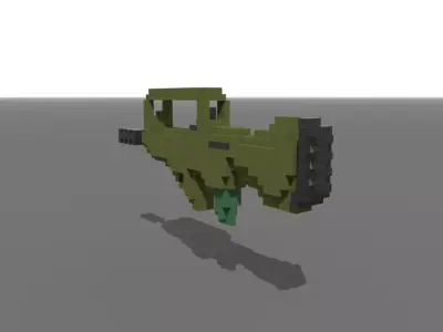 Famas voxel 3D model