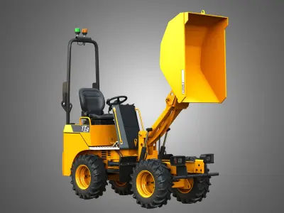 1T-2 Electric High Tip Dumper 3D model