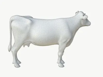  Cow Realistic for Game 