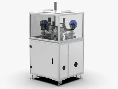 Automatic Label Laminating Machine 3D model