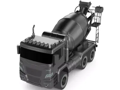 Concrete Mixer Truck 3D model