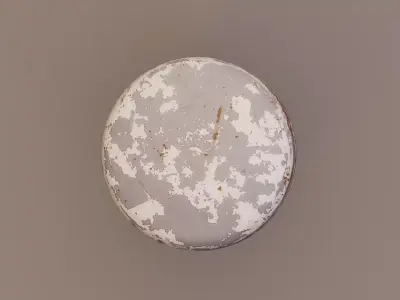 Ultra-Realistic Damaged Concrete Column 8K Photogrammetry Low-poly 3D model