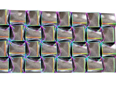 Sci-fi Cubes Low-poly 3D model