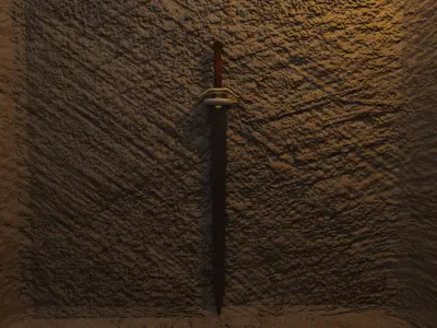 3D mounted blade  Free 3D model