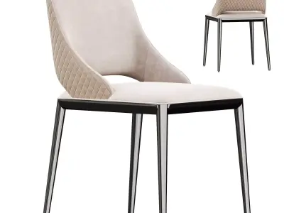 Modern dining chair 3D model get