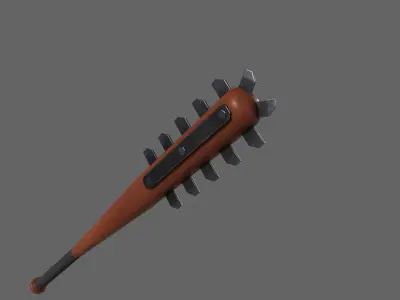 PBR Baseball Bat Weapon V4 Low-poly 3D model