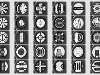 Design Matrix KPACK Library for Kit ops Free 3D model purchase