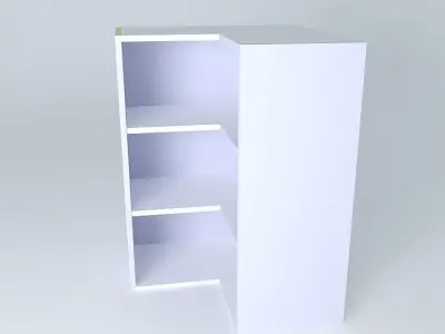 WC0DPC corner shelf Free 3D model