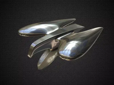 chrysler logo 3D model