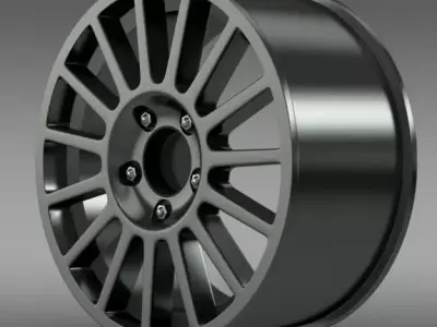 VW Polo R WRC rim 3D model