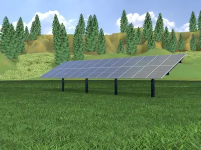 Agricultural photovoltaic 120 degrees Package
